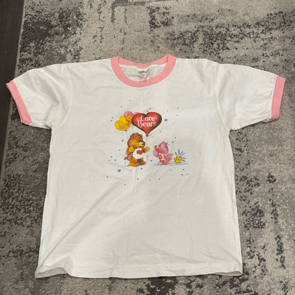 Wish White and Pink Cartoon Character Tee